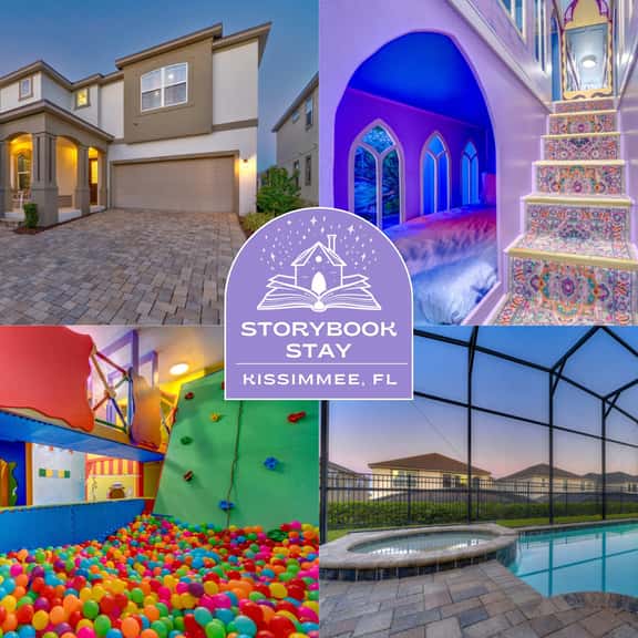 6 mins to Disney • Game/Themed Rooms • Pool - Image 1