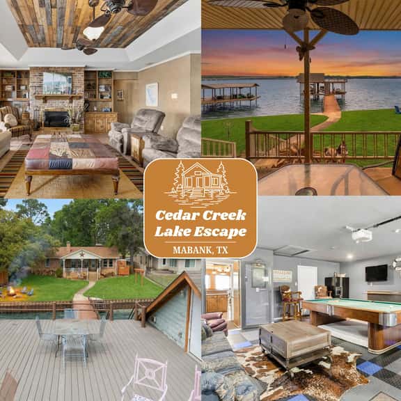 Cedar Creek Lake Escape • Lakefront + Private Dock - Image 1