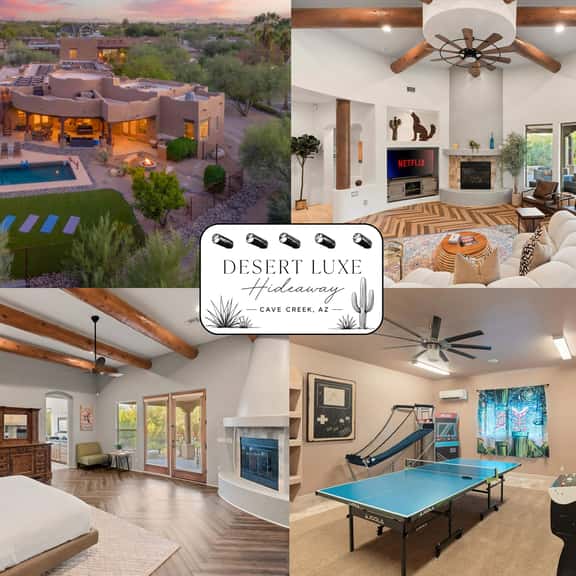 Desert Luxe Hideaway | Pool, Game Room & Casita - Image 1