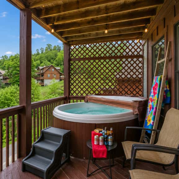 7 min to Hatley Pointe: Views, Hot Tub, 2 Decks - Image 1