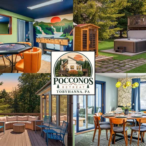 Poconos Retreat: Theater, Hot Tub, Sauna, Games - Image 1