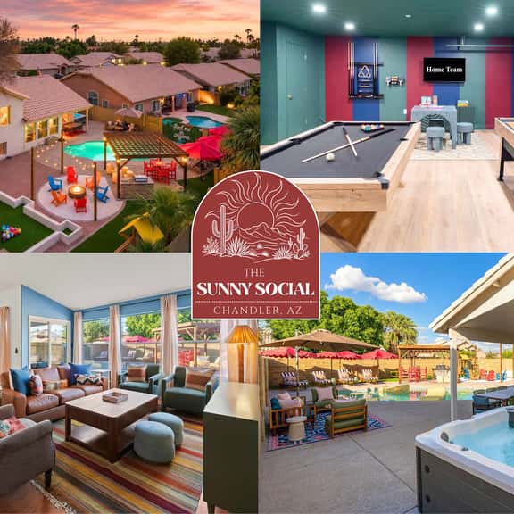 The Sunny Social | Pool • Hot Tub • Games Galore! - Image 1