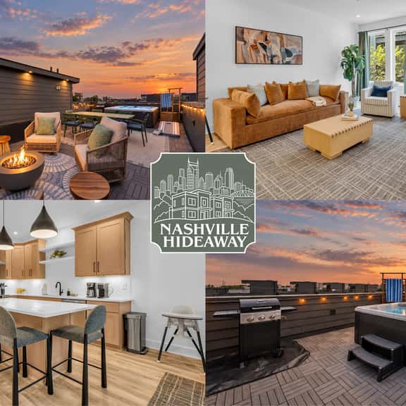 Nashville Hideaway | Private Rooftop • City View - Image 1