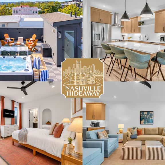 Nashville Hideaway | City-View Rooftop • Fire Pit - Image 1