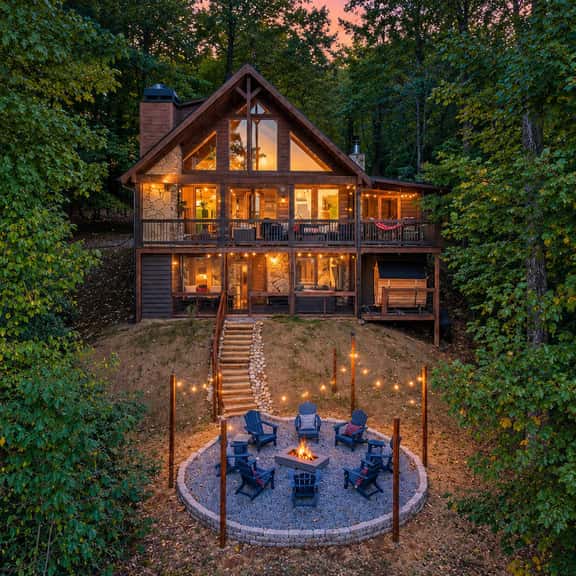 4BR Blue Ridge Cabin • Mtn Views, Sauna & Hot Tub - Image 1