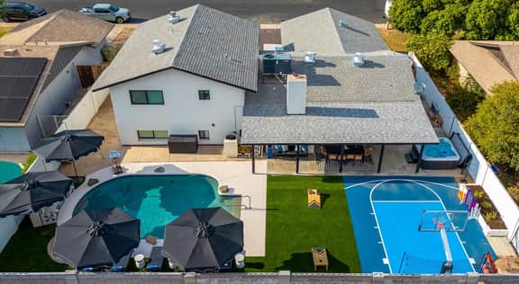 Heated Pool, Hot Tub, Game Room & Sport Court