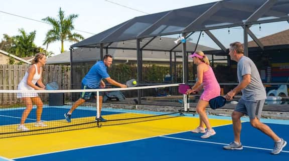Sleeps 14 • Sport Court • Tiki Bar • Heated Pool