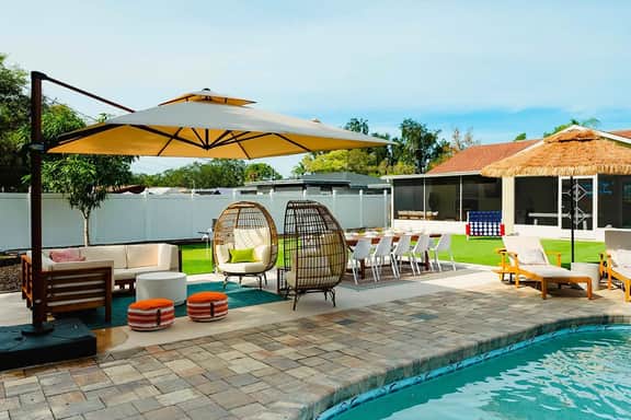 Sleeps 10 • Outdoor Oasis • Heated Pool • Grill