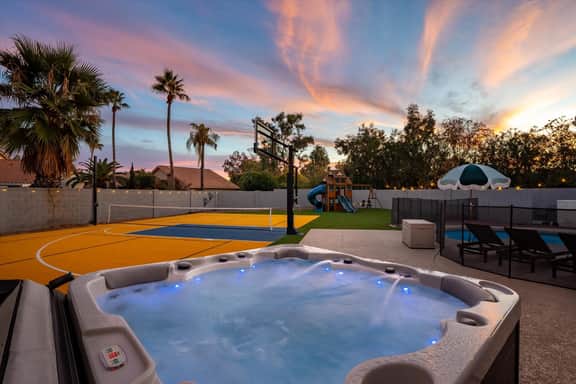 Private Pickleball Court, Movie Room, & Hot Tub!