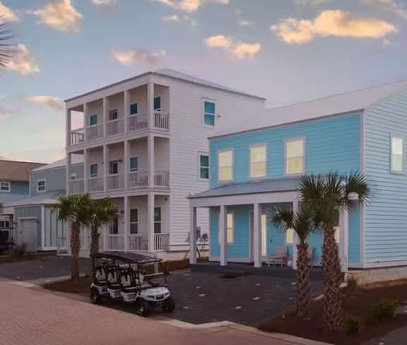30A • Walk to Beach • 6 Seater Golf Cart