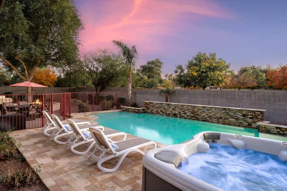 Backyard Oasis | Pool, Theater & Fire Pit