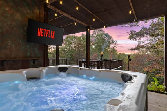 Mountain Views w/ Slide | Hot Tub | Game Room