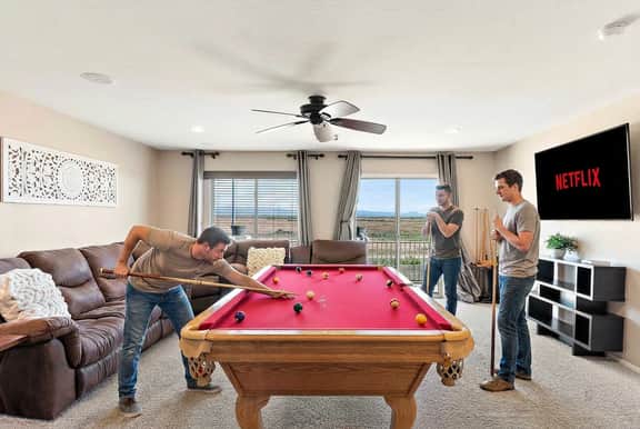 Sleeps 14 • Pool&Spa • Fire Pit • Billiards • EV Plug