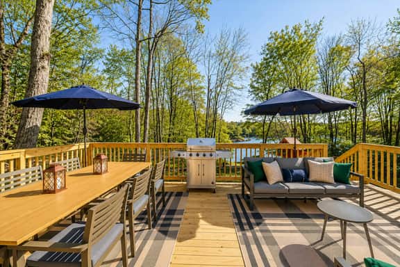 Poconos Waterfront Retreat • Kayaks • Hot Tub - Image 4