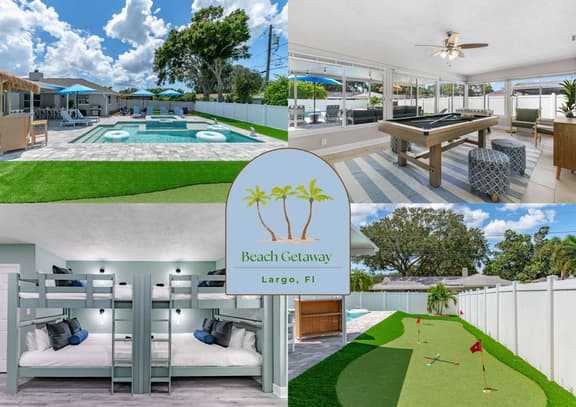 Your Beach Getaway! Putt Putt~Bikes~ Game Room~BBQ
