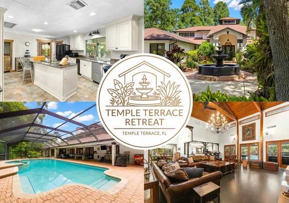 Tampa Oasis | Private Pool + Sauna | Sleeps 14