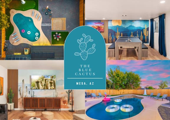 Sleeps 16 | Heated Pool + Arcade + Backyard Resort