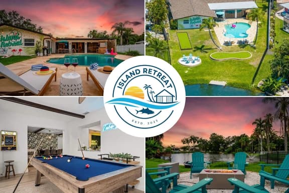 Waterfront Retreat w/ Heated Pool, Fire