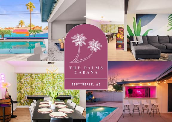The Palms Cabana | Pool, Hot Tub, Bocce & PuttPutt