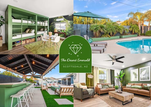 The Desert Emerald: Pool, Hot Tub, Games & More