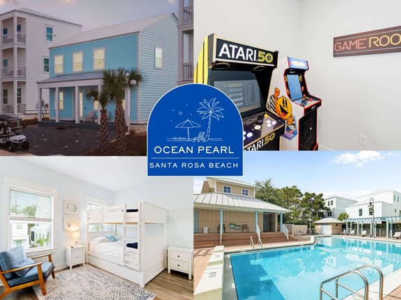 30A • Walk to Beach • 6 Seater Golf Cart