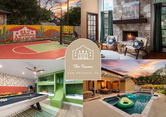 The Texan: Heated Pool | Basketball | Slide