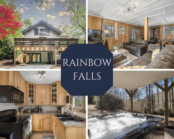 Rainbow Falls Cabin | Sauna | Hot Tub | Foosball