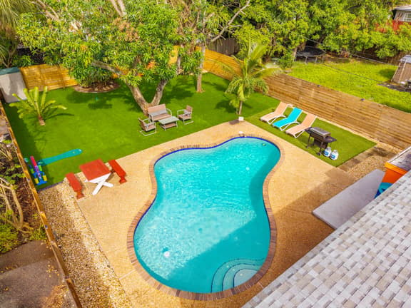 Private Pool  Patio  Games  BBQ  Family Fun