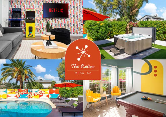 The Retro: Pool | Hot Tub | Basketball | Games