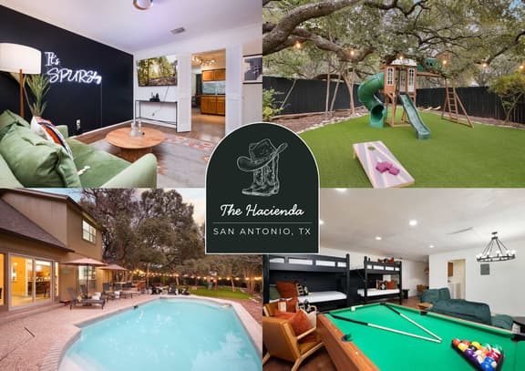 The Hacienda: Pool, Hot Tub, Games & More!