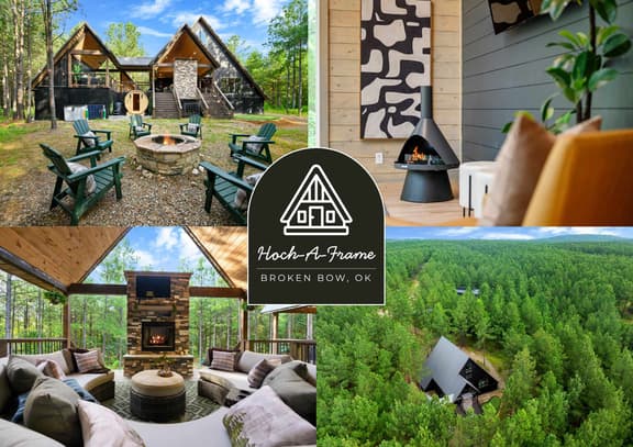 Hoch-A-Frame Cabin I Sauna-Hot Tub-Firepit