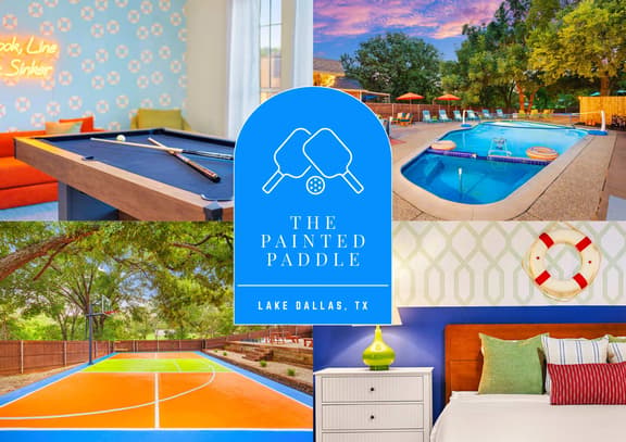 The Painted Paddle: Pool, HotTub, Pickleball Court