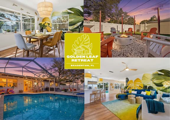 Poolside Retreat • Sleeps 8 • Putt Putt • Hot Tub