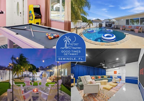 Good Times Getaway - Pool - Hot Tub - Theater Room