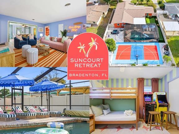 Suncourt Retreat | Sports Court | Pool | Hot Tub
