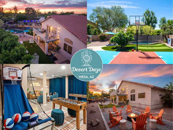 Desert Daze • A Fun-Filled 5BR Retreat • Sleeps 12