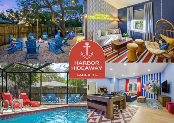 Sleeps 10 • Heated Pool • Game Room • Hot Tub