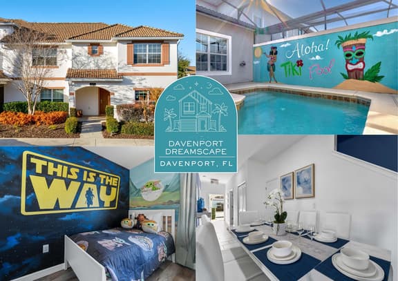 Resort Access • Pool • Sleeps 10 • Themed Rooms