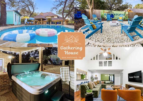 Gathering House • Movie & Game Room, Hot Tub, Pool