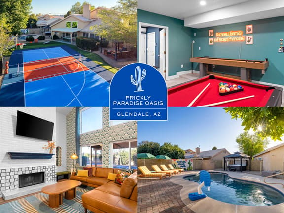 Desert Oasis | Pool, Spa, Pickleball + Theater