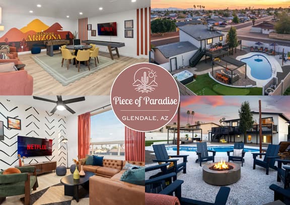 Piece of Paradise • Pool, Games, Fire Pit, Hot tub