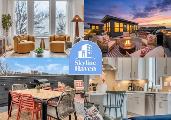 Rooftop Nights in Nashville - 3BR - Office