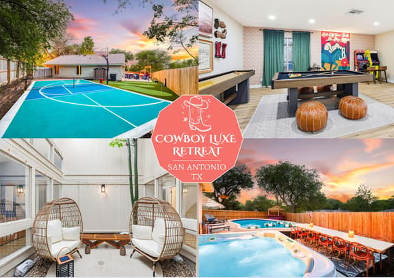 Cowboy Luxe Retreat | Pool, Putt Putt, Pickleball