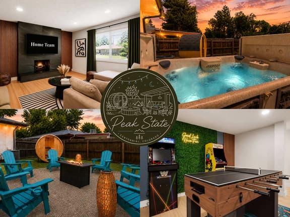 Peak State | Hot Tub, Sauna & Arcade