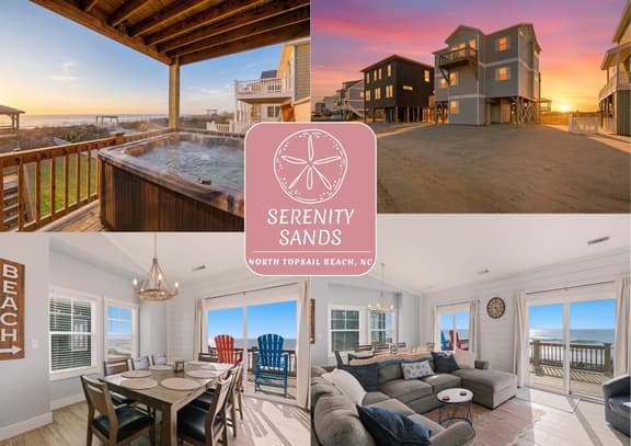 Steps to the Sand • Sleeps 12 • Hot Tub • Grill
