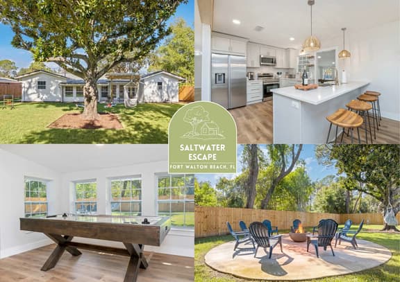 Sleeps 14 • Outdoor Patio • Firepit • Game Room