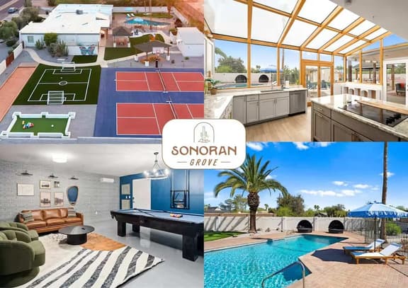 Sonoran Grove  Epic Yard with Two Pickleball Courts