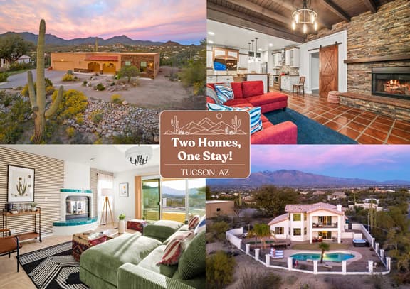 2 Homes • 7BR Sleeps 18 • Pool • Amazing Mtn Views