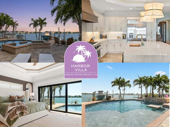 Harbor Villa | Waterfront Pool & Spa | Firepit